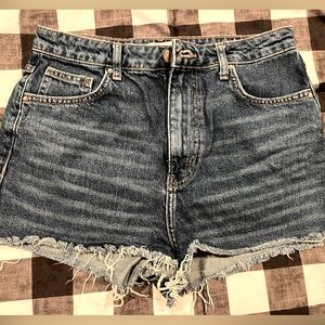 Forever 21 high waist jean shorts